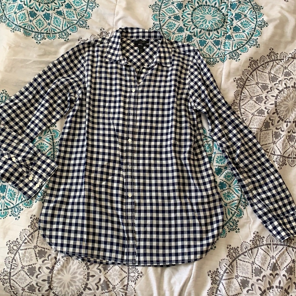 J.Crew - Gingham Check Button Down